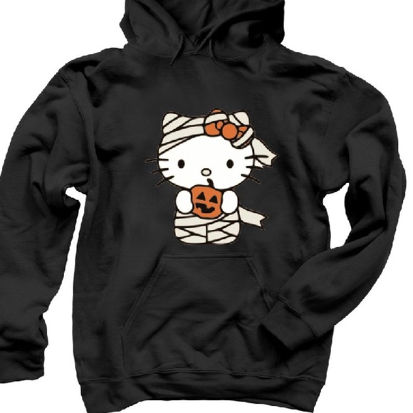 HELLO KITTY *Limited Edition * Custom Halloween Hoodie! - Picture 1 of 6
